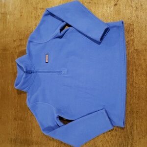 Vineyard Vines Light Blue/ Purple  Fleece Zip Pullover Medium